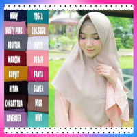 JILBAB SIMPLE/ HIJAB INSTAN WOLFIS PET ANTEM TERBARU