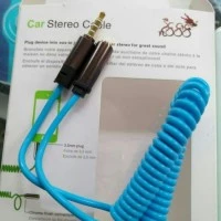 Kabel audio Male female spiral