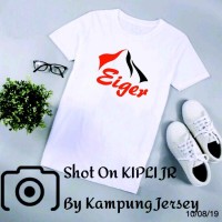 kaos tshirt baju distro combed 30s pria wanita kaos eiger surfing