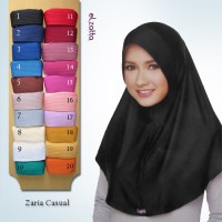 ELZATTA Hijab Kerudung Jilbab Instan Bergo Zaria Casual Asli Terbaru