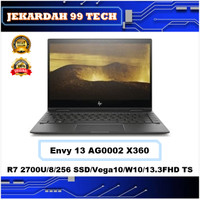 Jual HP Envy 13 AG0002 X360 Touch R7 2700U 8GB 256ssd