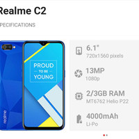 realme c2 ram 2/32 resmi