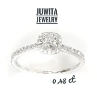 cincin wanita berlian - lady diamond engagement ring