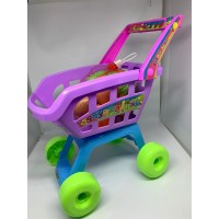 Jual Mainan anak trolley belajar jalan belanja isi sayuran