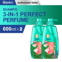Rejoice 3-in-1 Perfect Perfume Sampo 600 ml - Paket isi 2