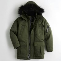 hollister olive jacket