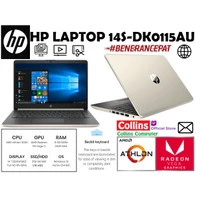LAPTOP HP 14S-DK0114AU DK0115AU-ATHLON 300U 8GB 256GB+1TB 14" FHD W10