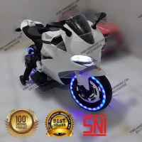 Motor Aki Mainan Anak Sport Roda Lampu
