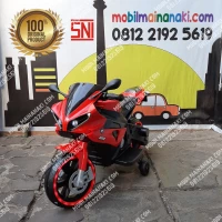 Motor Aki Mainan Anak GP Sport Roda Lampu