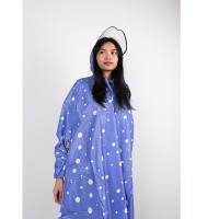 Termurah MODERN Jas hujan wanita jas hujan poncho GRC polkadot - 8033