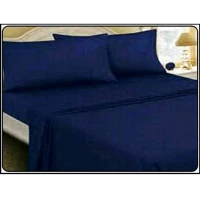 Ellenov Bedcover Polos Biru Tua