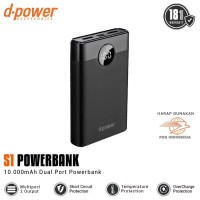 dpower S1 10000 mAh Dual Port Powerbank