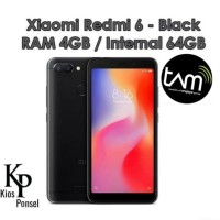 (RAM 4GB/64GB) XIAOMI REDMI 6 GARANSI RESMI