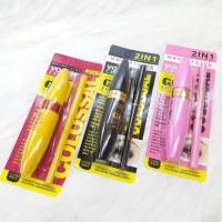 MASKARA + EYELINER PENCIL MAYBELLINE 2IN 1 WATERPROOF