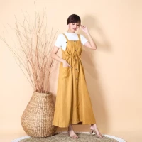 Overall Rok Bahan koduroi Lembut.