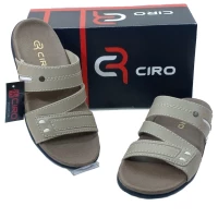 Sandal Casual Pria Ciro Cream Art 02
