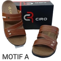 Sandal Casual Pria Ciro Tan Art 02
