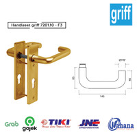 Jual Handle  griff 7201 10 F3 Gold Gagang Pintu  Handle  