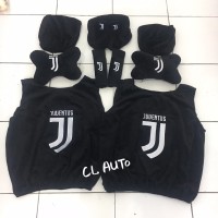 Jual 5in1 JUVE Logo Terbaru Bantal  Jok  Kursi Mobil  5 in 1 