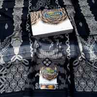 Sarung Saphire Kembangan Gold