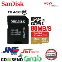 Sandisk 16Gb Extreme Micro SDHC 80Mb/s