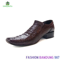 Jual Sepatu  pantofel  pria  lancip  kulit asli sepatu  formal 