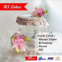 Cara Menghias Toples Dengan Kain Tile Lukisan