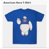 American Hero Tee Kaos Segala Warna