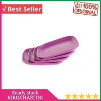 Promo A Tupperware Piring Breakfast Plate (4) Ungu