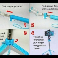 TONGSIS 3 IN 1 / TRIPOD + TOMSIS BLUETOOTH / SELAGI STICK