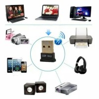 stock banyak Bluetooth Receiver CSR 4.0 Dongle USB+CD Driver