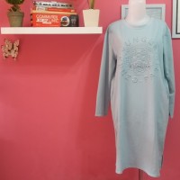 baju atasan wanita terbaru kaos jumbo import motif jungle kenzo