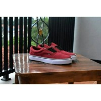 sepatu vans era classic merah marun sneakers kasual termurah