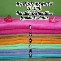 handuk Berries 70 X 140, Handuk Mandi