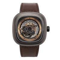 JAM TANGAN SEVENFRIDAY SERI SF-R2/06 AUTOMATIC LEATHER STRAP