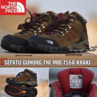 SEPATU GUNUNG TNF THE NORTH FACE IMPORT VIETNAM MID PREMIUM MURAH