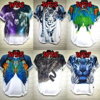 Kaos 3D Printing Model Terbaru 2019 Baju Distro Tshirt Premium Pria