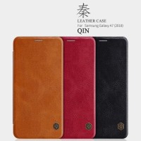 Nillkin Qin Leather Case Samsung Galaxy A7 2018 Flip Case