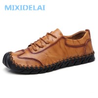 2019 Baru Fashion Gaya Kulit Musim Semi Sepatu Kasual Pria Sepatu