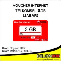 Voucher Data Vocher Kuota Vocer Telkomsel Simpati AS LOOP 2GB JABAR