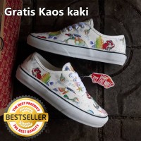 SEPATU VANS AUTHENTIC ANCHOR GREY WHITE WAFLE DT PRIA & WANITA