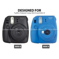 Fujifilm Kamera Instax Mini 9 Leather Bag Tas Case Map Edition