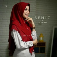 Paling Laku Jilbab Ceruti Dua Tumpuk Model Khimar Benic Softpad Antem