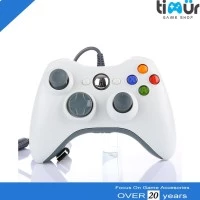 Stik Stick Xbox 360 Wired Kabel Putih