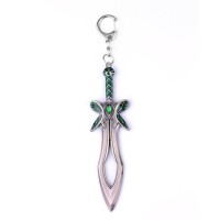 Seri Game Dota 2 Pisau Kupu-Kupu Bahan Zinc Alloy Gantungan Kunci un