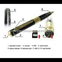 KAMERA PENGINTAI TERSEMBUNYI PULPEN PENA PRAKTIS BUKAN MP3 BLUETOOTH