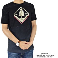 BAJU KAOS COWOK PRIA SURFING DISTRO VOLCOM 152 seperti di foto M