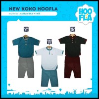 Baju koko Anak Celana sarung stelan muslim Hoofla kids Distro Branded