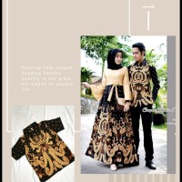 baju batik couple gamis keluarga anak muda modern modis untuk pesta