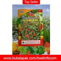jual benih pertanian cabai rawit hibrida f1 sonar 10 gr